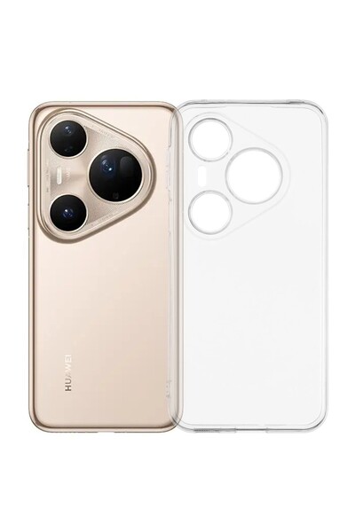 corcishop حافظة خلفية من السيليكون الناعم لهاتف هواوي بورا 80 مع حماية للكاميرا