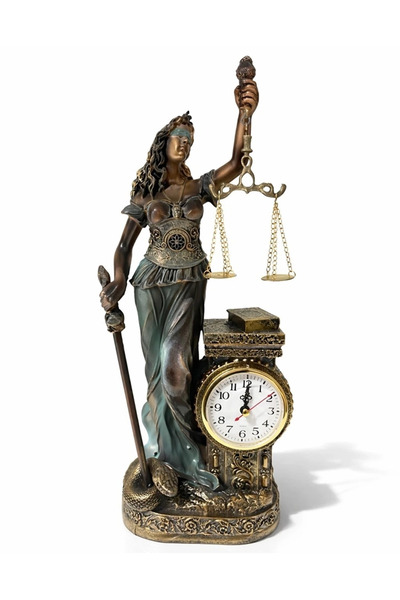 Epilons Полиестерна фигура на часовник „Справедливост“ Alk4414