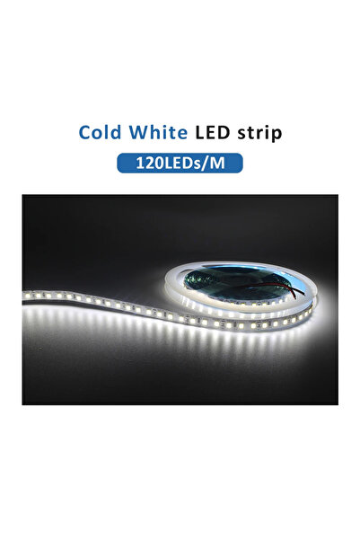 Choice10 12V 120LEDs CW 12V 24V SMD2835 LED Strip Light 120leds/m 240leds/m 5...