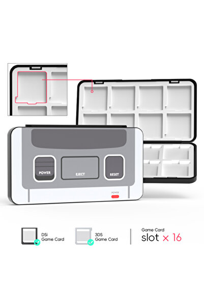 Choice1 علبة تخزين خراطيش ألعاب SFY المحمولة 16 في 1 لبطاقات سلسلة 3DS/2DS/DS