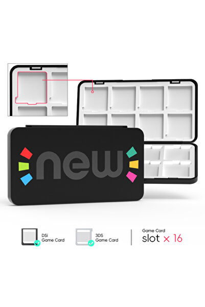 Choice علبة تخزين خراطيش ألعاب محمولة جديدة 16 في 1 لبطاقات سلسلة 3DS/2DS/DS