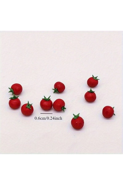 Choice 2bags Cute Mini 10Pcs 1:12 Scale Resin Artificial Fake Miniature Fruit...