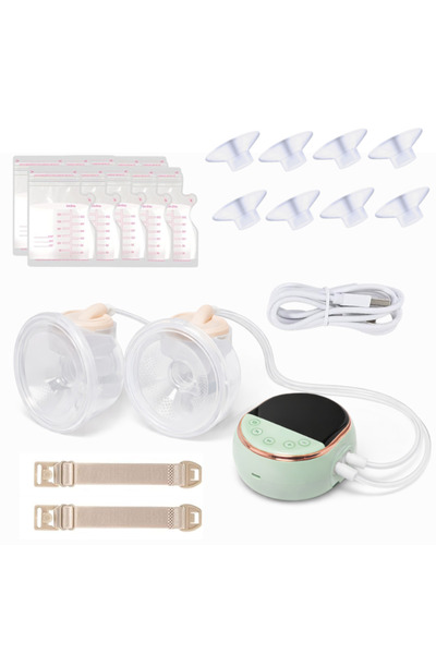 Kidizi Pompa de san electrica dubla portabila 117, falange interschimbabile 1...