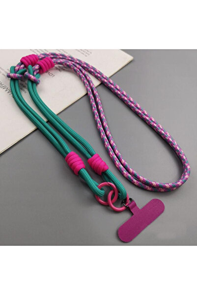 Choice7 حبل تعليق للهاتف المحمول من بوليستر /النايلون، قطعة واحدة، قابل للإزا...