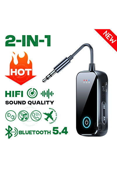 Choice Compatible Bluetooth v5.4 T80 New Bluetooth 5.4 AUX Audio Transmitter ...