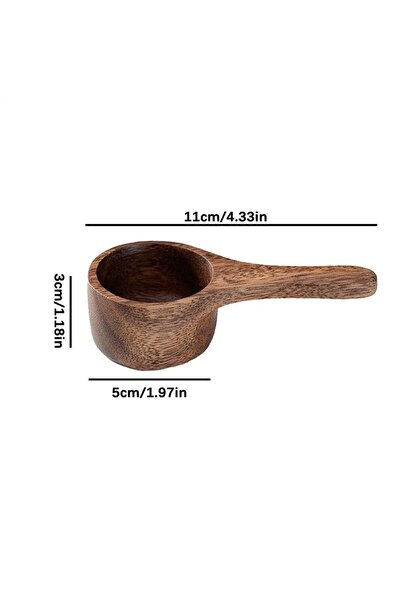 Choice A Wooden Coffee Scoop 42ml Measuring Spoon Multipurpose Kitchen Tool U...