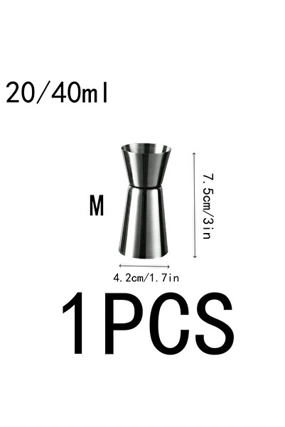 Choice1 M 40ml 1pcs Stainless Steel Cktail Measure Cup Japanese 30/40/50/60ml...