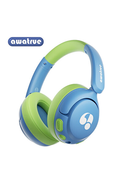 Choice3 سماعات بلوتوث 5.4 للأطفال من بلو جرين أوا ترو، بمستوى صوت آمن 85 ديسي...