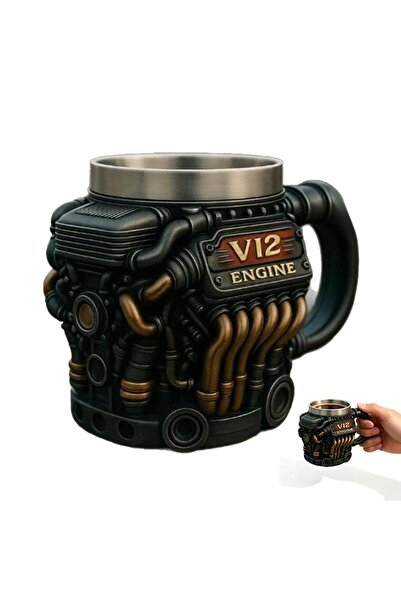 Choice كوب قهوة مصنوع يدويًا من الفولاذ المقاوم للصدأ، سعة 301-400 مل، بتصميم...