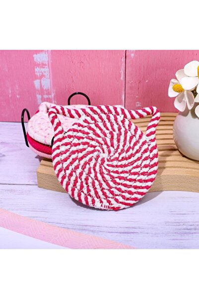 Choice1 مجموعة قواعد أكواب على شكل آذان قطة، 4 قطع، ألوان متعددة، بني وأبيض، ...