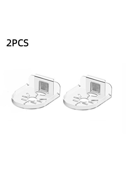 Choice قطعتان من حوامل التثبيت الجدارية الشفافة العالمية بدون حفر لكاميرات ال...