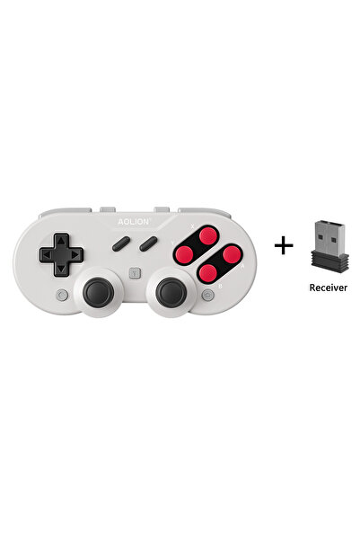 Choice5 Grey With Receiver Aolion Wireless Retro Mini Game Controller Joypad ...
