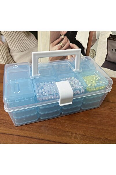 choice2 32G5.5HLan 1Set 32Grid Transparent Plastic Storage Case, Crafts Acces...