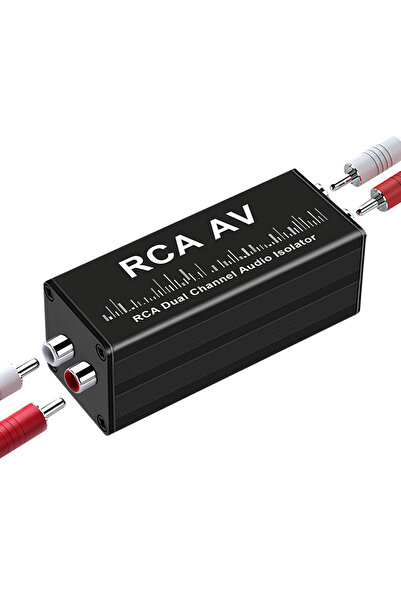 Choice فلتر ضوضاء الصوت TITAK من RCA Audio - عازل حلقة أرضية لـ RCA، يزيل الط...