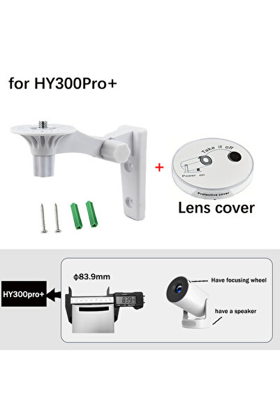 choice2 حامل جداري لجهاز العرض DT18 لجهاز HY300Pro AD shi، حامل متين وقوي متو...