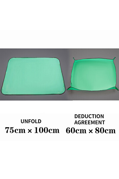 Choice1 حصيرة زراعة خضراء قابلة للطي ومقاومة للماء، مقاس 75×100 سم أو 50×50 س...