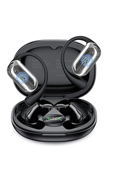 Choice سماعات أذن سوداء من UYUXIO مزودة بتقنية الذكاء الاصطناعي للترجمة الفور...