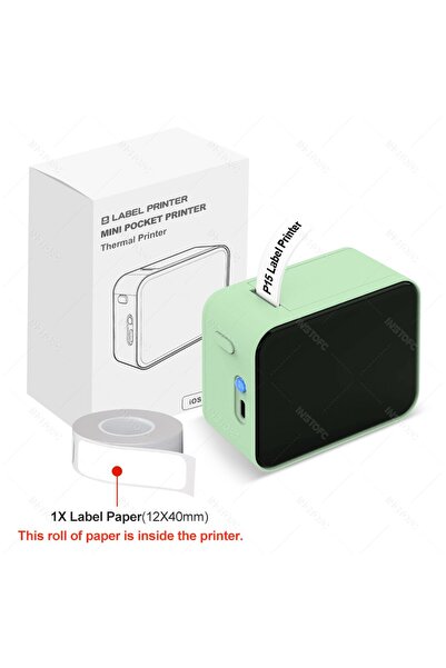 Choice P15 Green Printer Marklife P15 Mini Portable Thermal Printer Wireless ...