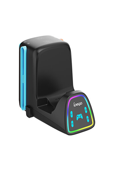 Choice شاحن أسود 9 في 1 Dk SW2196 لجهاز Switch/Switch 2 مع شحن مغناطيسي، وتأث...