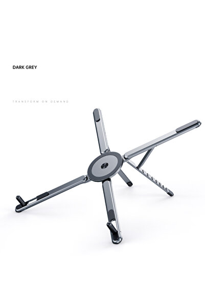 Choice حامل مغناطيسي قابل للطي مصنوع من سبائك الألومنيوم الرمادية، متوافق مع ...