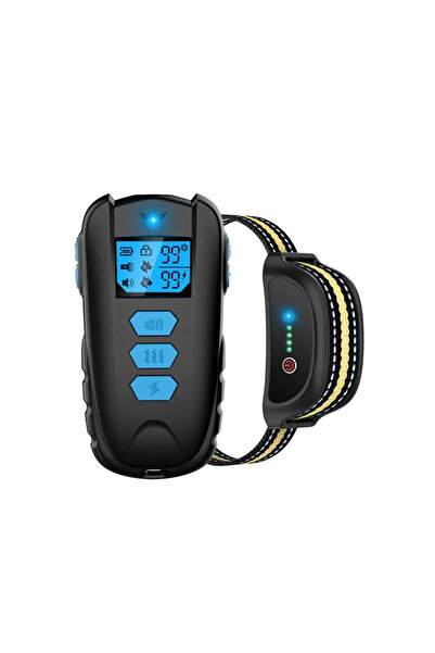 Choice1 Blue Pet Electric Dog Training Collar Remote Control 1000ft Barkproof...