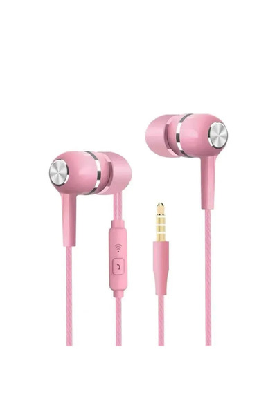 Choice8 pink 1pc 1/2/3/4pcs Universal 3.5mm Wired Headphones Sport Earbuds wi...
