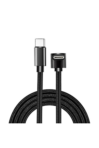 Choice3 كابل بيانات من النوع C مضفر من النايلون بطول متر واحد، مزود بمرفق مفر...