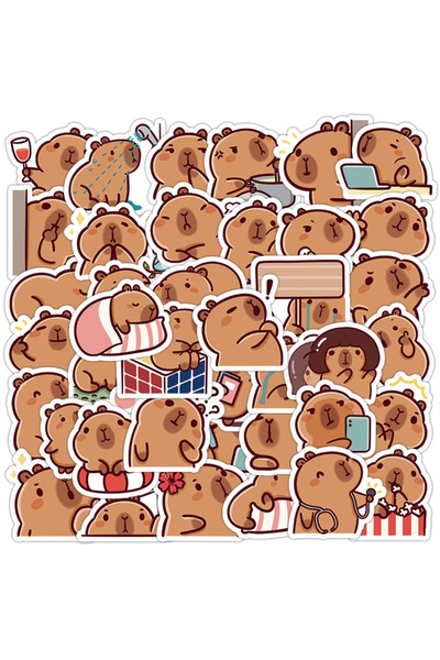 Choice1 30 قطعة (10/30/50 قطعة) ملصقات حيوانات كرتونية لطيفة على شكل حيوان ال...