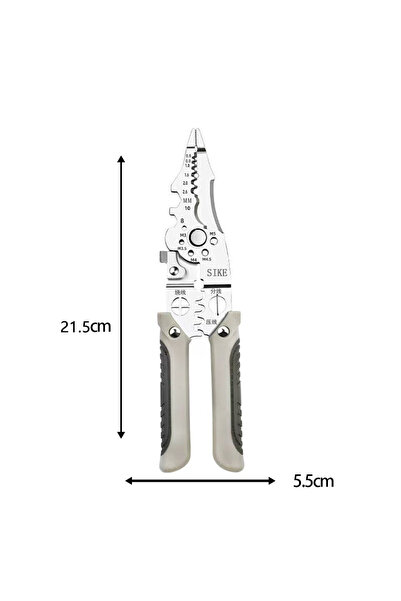 Choice Dark Grey Multi Functional Electrician Pliers For Wire Splitting And S...