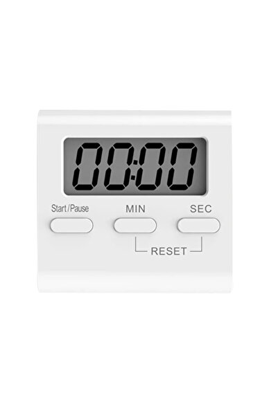 Choice مؤقت مطبخ رقمي أبيض، مؤقت طهي، شاشة LCD رقمية، مؤقت يدوي، مؤقت عد تناز...