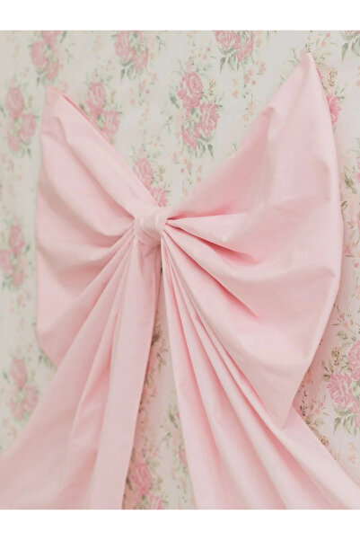 Choice1 Pinkish Grey Large Ribbon Bow Decor Garland Hang Backdrop Wall for Pa...