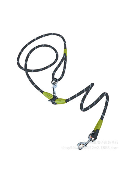 Choice3 0.8CM 240CM Black Reflective Nylon Leashes Pet Dogs Chain Traction Ro...
