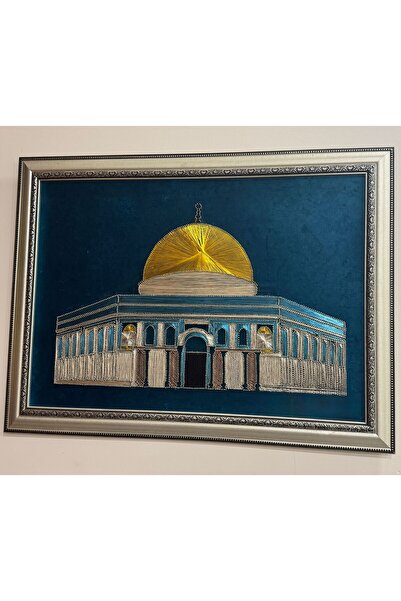 İYİNESİL HIRDAVAT KUBBETÜ^S- SAHRE FİLOGRAFİ TABLO EL İŞÇİLİGİ YAPIMI 6 AY SÜ...