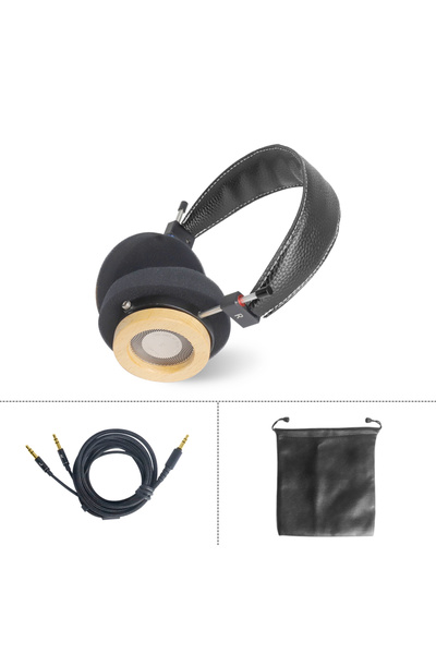 Choice سماعات رأس خشبية من خشب القيقب من هيلو ديجي WTD-3، صوت نقي مع مكبرات ص...