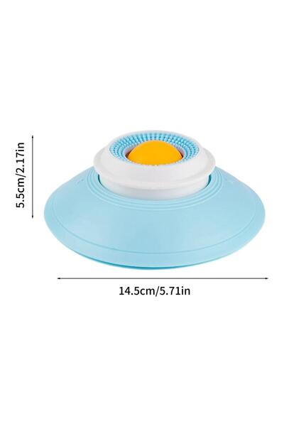 Choice سجادة صفراء للعق الكلاب مزودة بأكواب شفط، مانعة للانزلاق، لعبة تغذية ب...