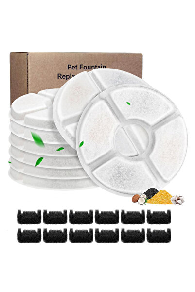 Choice فلتر بديل لنافورة مياه القطط بقطر 12.7 سم - 12 فلتر إسفنجي، 4/8/12 قطع...