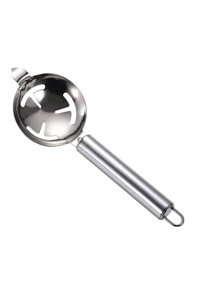 Choice فلتر صفار البيض بمقبض طويل من الفولاذ المقاوم للصدأ، فضي اللون، بتصميم...