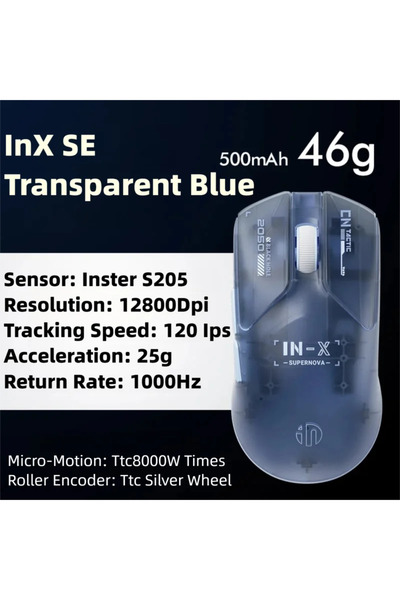 choice2 inphic IN-X SE 500mAh INPHIC INX SE Lightweight Wireless Gaming Mouse...