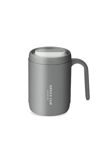 Choice 401-500 مل 1 قطعة رمادية 1 قطعة رمادية إبداعية بطانة PP كوب شرب محمول ...