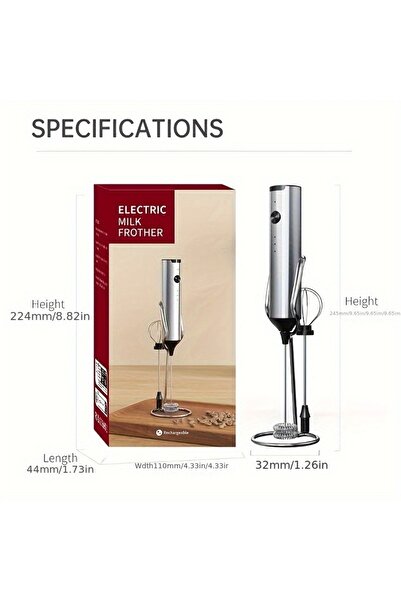 Choice KJBQ-15-BSyinse Mini milk frother, electric milk frother, coffee froth...
