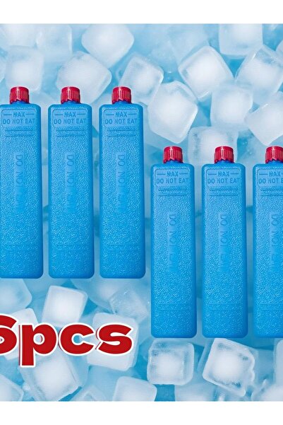 Choice 4 cmx16cm 6PCS Ice Box Freezer Blks Lightweight Reusable for Outdoor C...