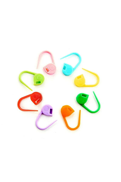 Choice1 Random Colors-100pcs Colorful Knitting Stitch Markers - Small Pin Mar...