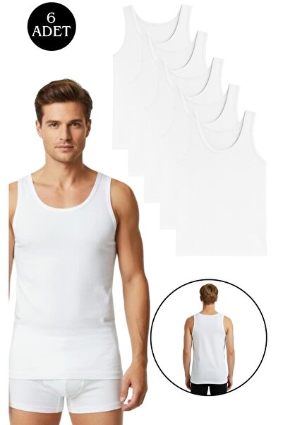 ExLove 6 Pack Cotton Men's Undershirts