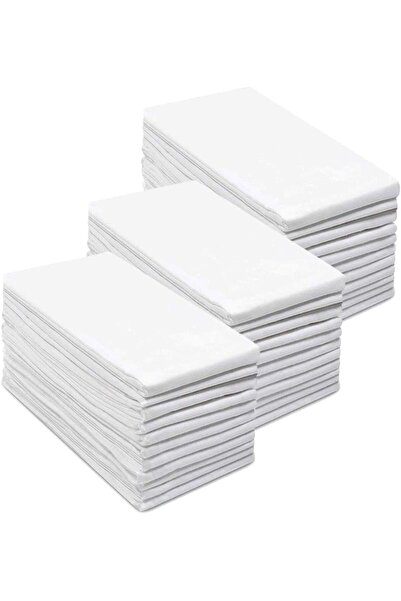 choice2 6 Pieces 4/6/10Pcs, Simple White 100% Soft Absorbent Cotton Napkins, ...