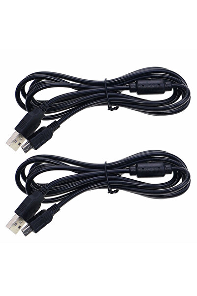 Choice قطعتان من كابل شحن USB بطول 1.8 متر من JCD لشحن وحدة تحكم PS3 اللاسلكي...