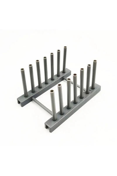 Choice رف تخزين مطبخ رمادي اللون، رف غطاء للأواني، رف تخزين مبتكر من الفولاذ ...