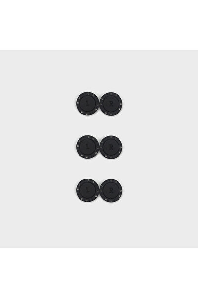 Choice5 black 3 pairs (6pcs) of magnetic butt, strong fixed invisible butt, u...