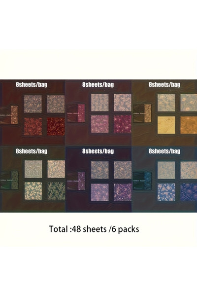 Choice6 S29346-A Mr.Paper Hot Stamping Craft Material Paper Lily Cherry Bloss...