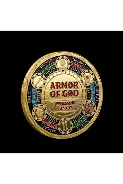 Choice1 Golden Armor Commemorative Coin Challenge Metal Emblem Collection Coins