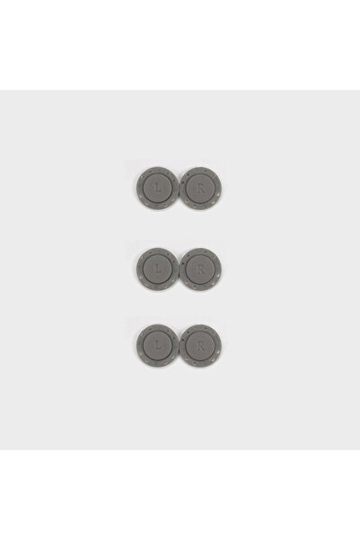 choice2 grey 3 pairs (6pcs) of magnetic butt, strong fixed invisible butt, us...